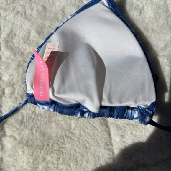 Victoria's Secret | Flounce Teeny Triangle Bikini Inkblot | Size Medium - Picture 7 of 11